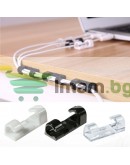 Самозалепващи се практични щипки за кабели